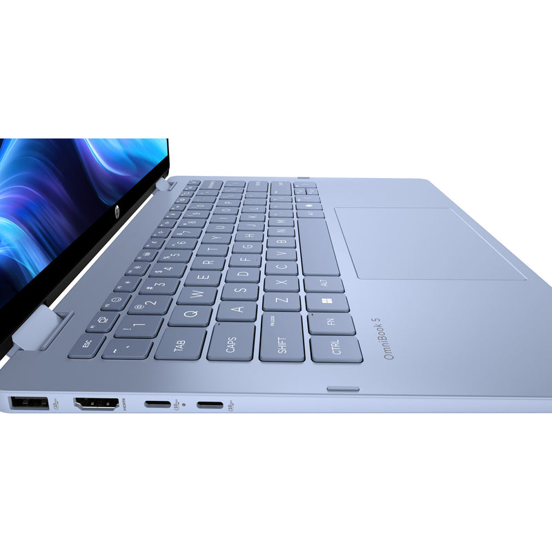 Load image into Gallery viewer, Hp omnibook 5 flip 2-in-1 laptop 14-fp0075nd 14 laptop (zilver | core 7-150u | intel graphics | 16 gb | 512 gb ssd | touch | oled)