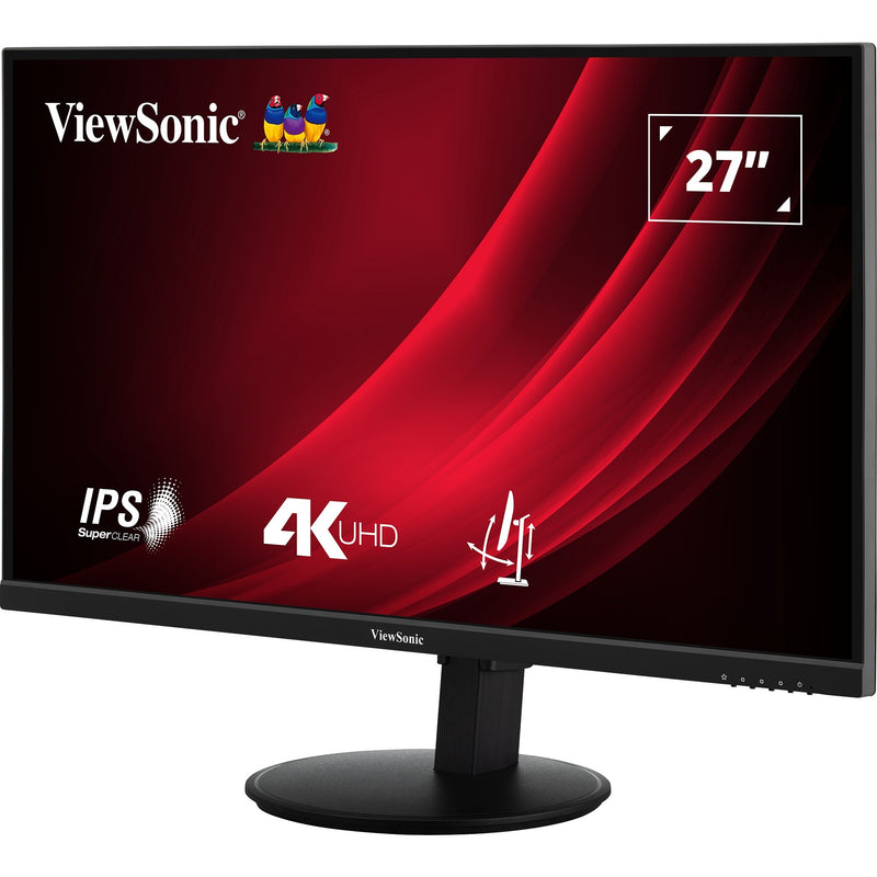 Load image into Gallery viewer, Viewsonic vg2708-4k 27 monitor (zwart (mat), 2x hdmi, 1x displayport)
