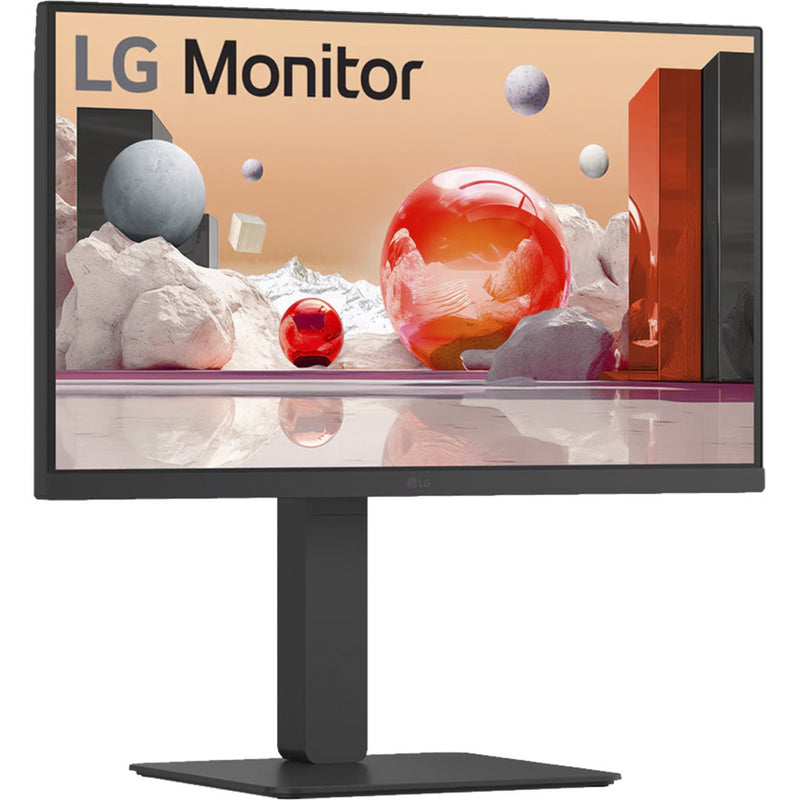 Load image into Gallery viewer, Lg 24ba750 23.8 monitor (zwart, hdmi, displayport, audio, lan, usb-c)