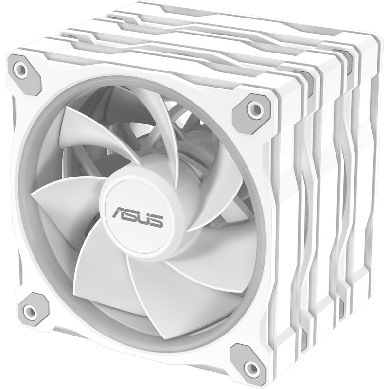 Load image into Gallery viewer, Asus prime mr120 argb reverse fan - triple pack case fans (wit, 3 stuks, 120 x 120 x 28 mm, 3 stuks)