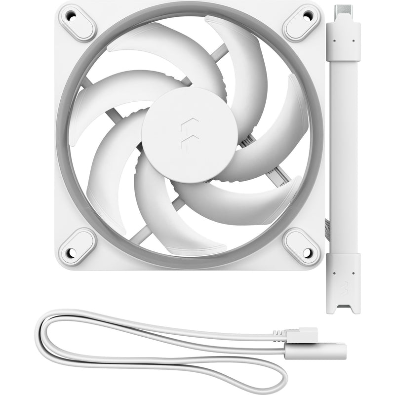Afbeelding laden in galerijviewer, Fractal design momentum 12 rgb case fan (wit, 120 x 120 x 25 mm, pwm)