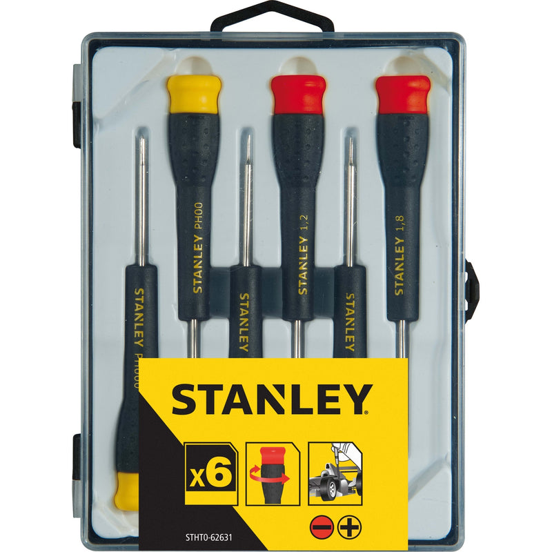 Load image into Gallery viewer, Stanley precisieschroevendraaierset (6-delig)