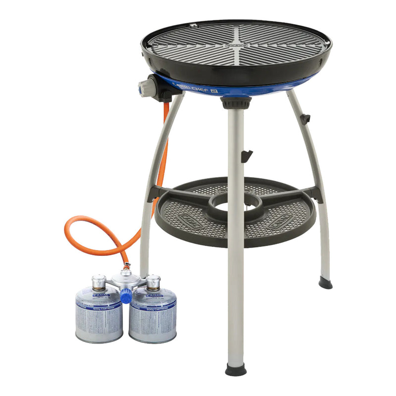 Afbeelding laden in galerijviewer, Cadac dual power pak drukregelaar (30mbar, met 85cm gasslang)