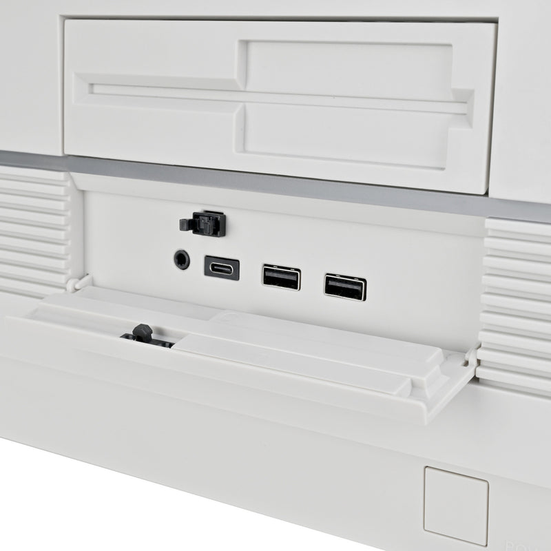 Load image into Gallery viewer, Silverstone flp01 htpc behuizing (crème | 2x usb-a | 1x usb-c)