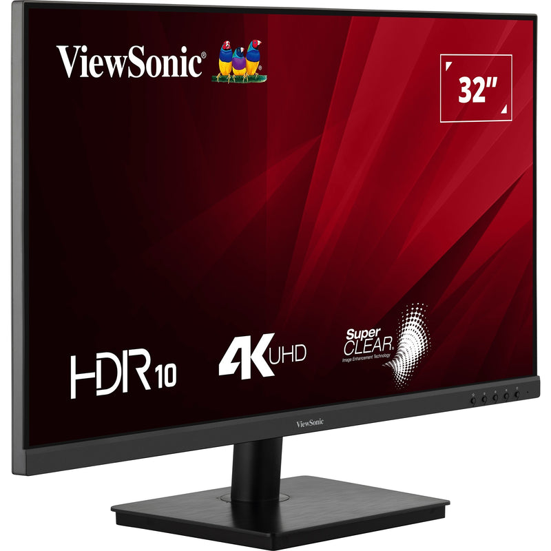 Afbeelding laden in galerijviewer, Viewsonic va3208-4k-hd 31.5 monitor (zwart (mat), 2x hdmi, 1x displayport)