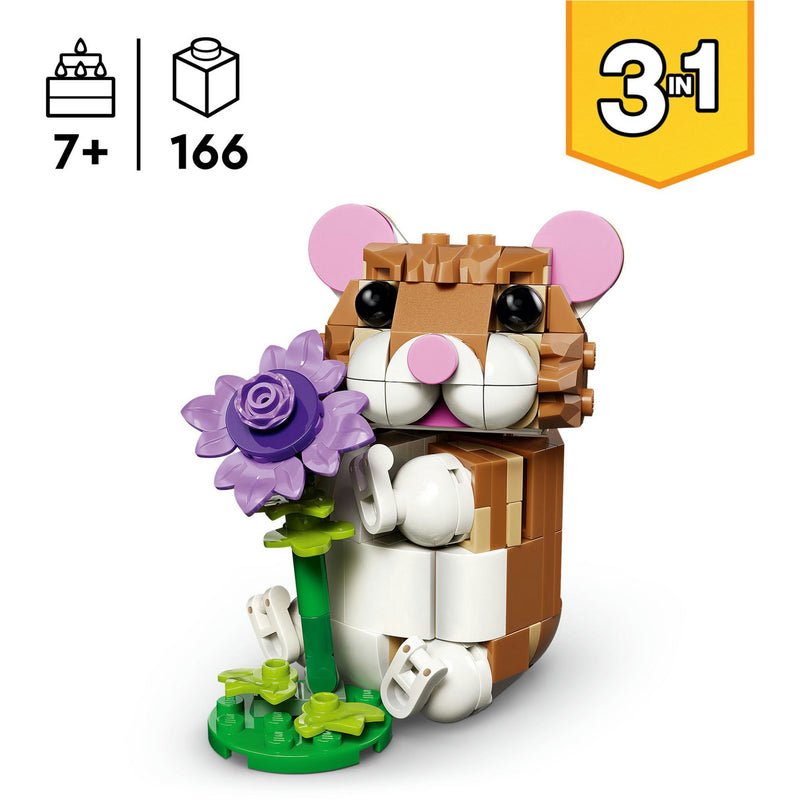 Load image into Gallery viewer, Lego ® creator 3in1 schattige hamster met bloem - 31376