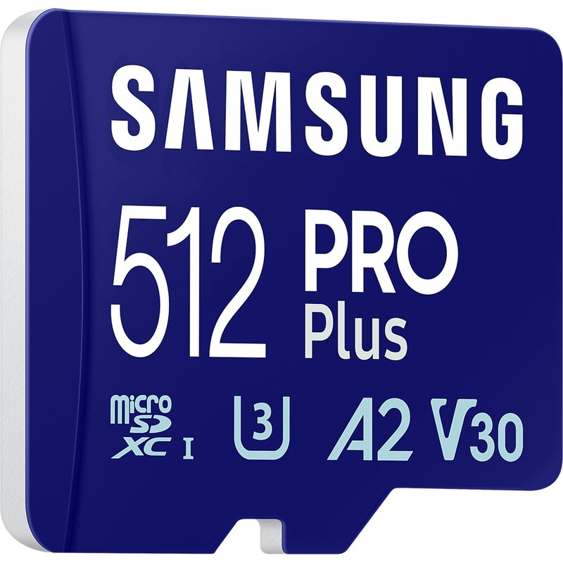 Afbeelding laden in galerijviewer, Samsung pro plus 512 gb microsdxc (2023) geheugenkaart (blauw, uhs-i u3, class 10, v30, a2)