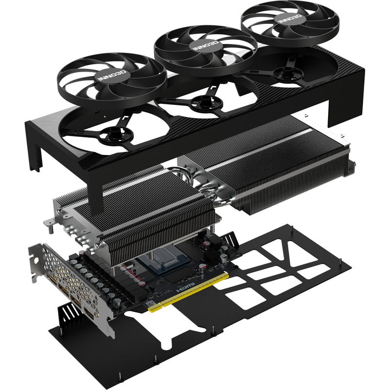 Load image into Gallery viewer, Inno3d geforce rtx 5080 x3 oc grafische kaart (dlss 4, 3x displayport, 1x hdmi 2.1)