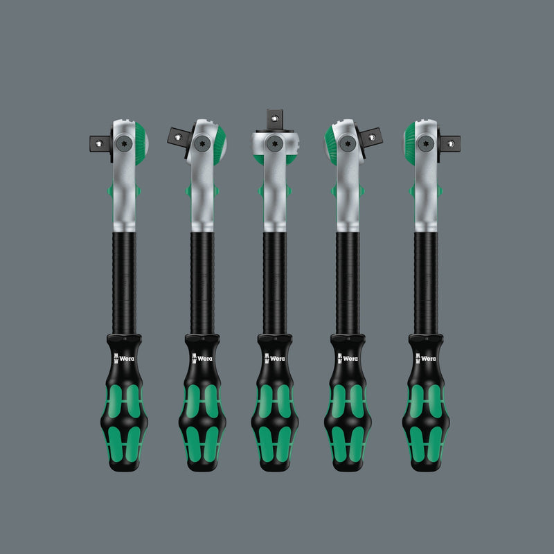 Load image into Gallery viewer, Wera 8100 sc 2 zyklop speed-ratelset, 1 2 , 37‑delig gereedschapsset (zwart groen, snelheidsratel met draaibare kop)