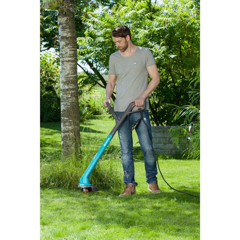 Load image into Gallery viewer, Gardena smallcut plus grastrimmer 350 23 (turquoise zwart, 9806-20)