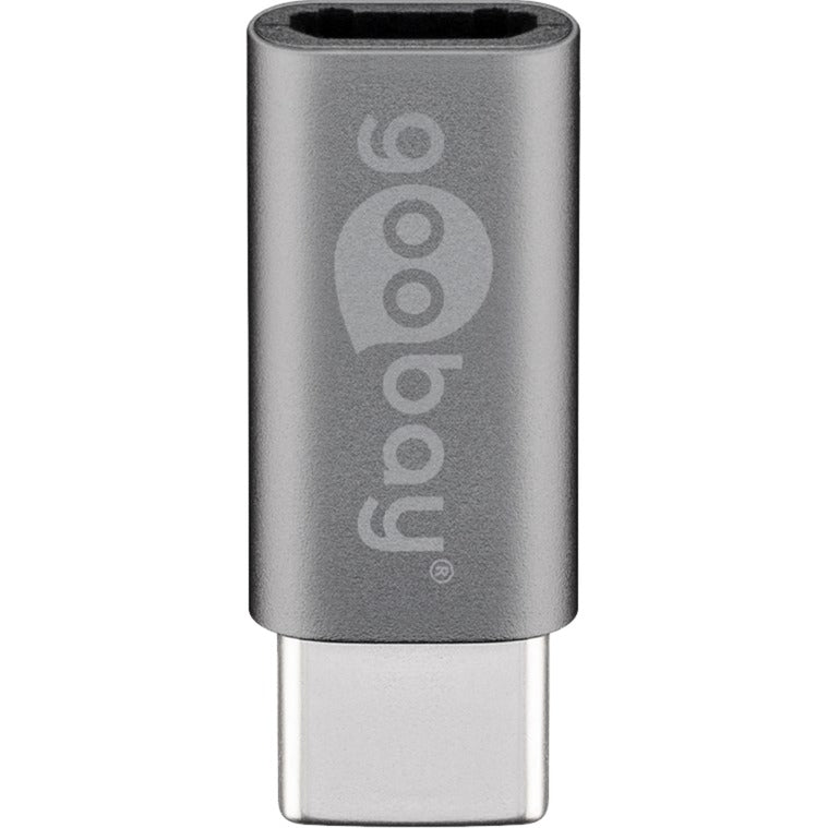 Load image into Gallery viewer, Goobay usb-c naar micro-usb adapter (grijs)