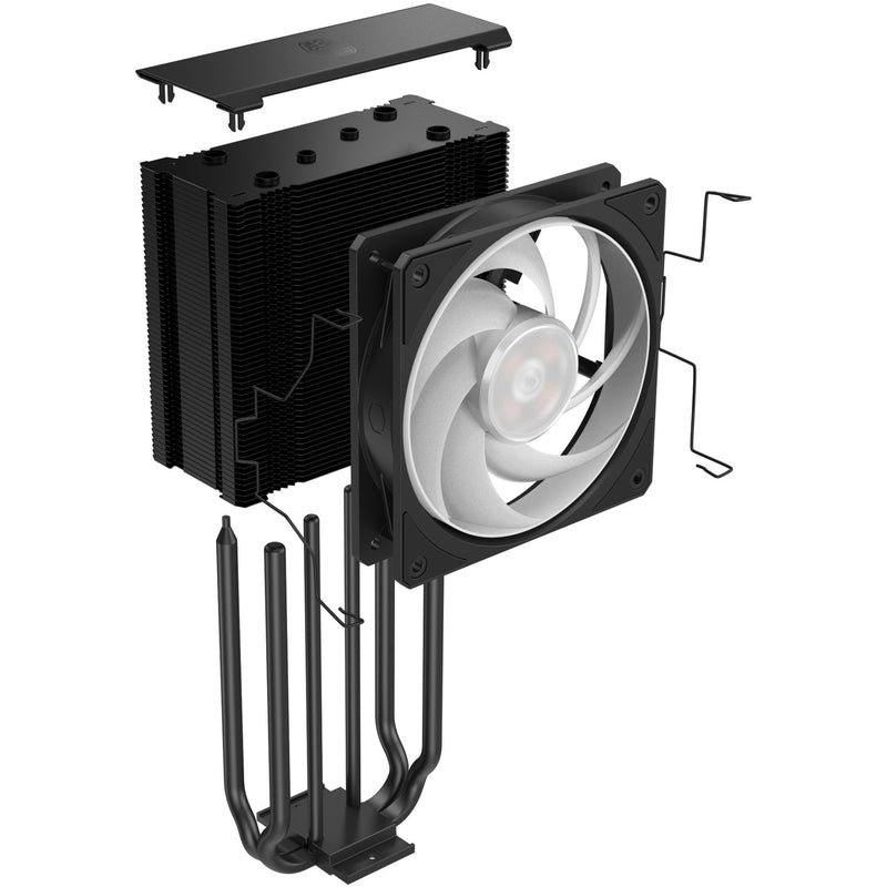 Load image into Gallery viewer, Cooler master hyper 212 3dhp argb cpu-koeler (zwart)