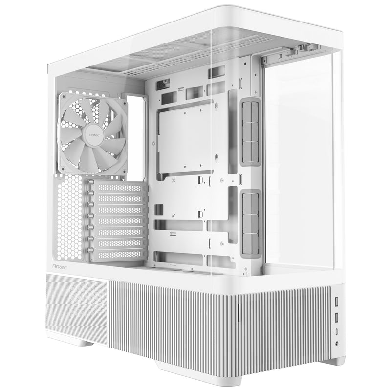 Load image into Gallery viewer, Antec c6 curve air midi tower behuizing (wit | 2x usb-a | 1x usb-c | tempered glass)
