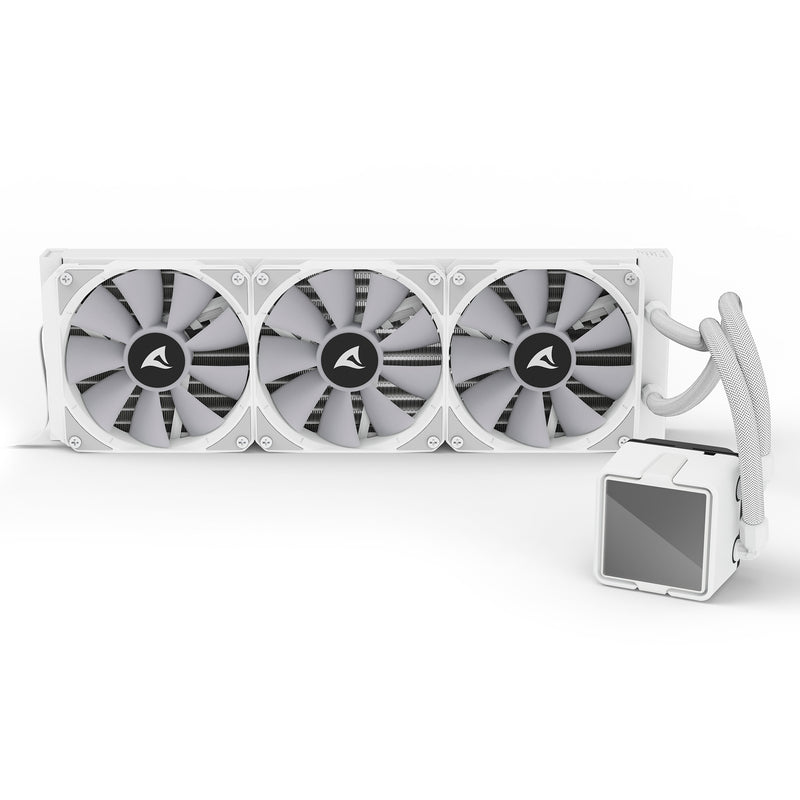 Load image into Gallery viewer, Sharkoon s100 argb waterkoeling (wit, 4-pins pwm fan-connector)