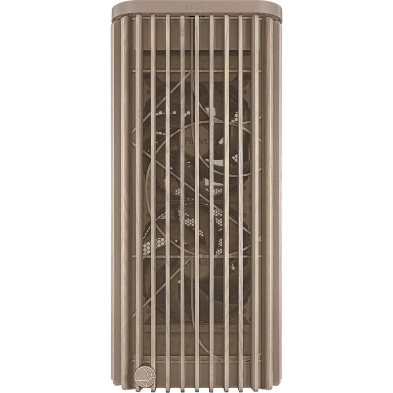 Load image into Gallery viewer, Asus proart pa401 wood edition - mesh panel midi tower behuizing (beige houtkleur | 2x usb-a | 1x usb-c)
