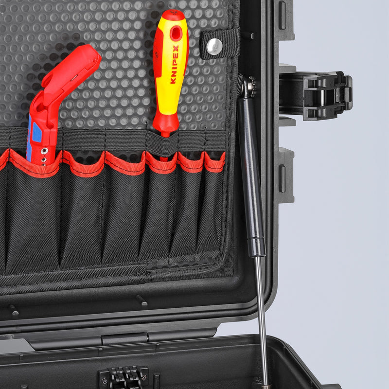 Load image into Gallery viewer, Knipex gereedschapskoffer robust45 move gereedschapskist (zwart)