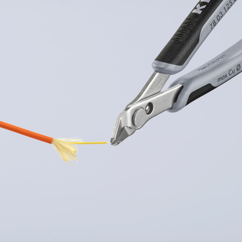 Load image into Gallery viewer, Knipex electronic super knips esd 78 13 125 esd elektronica-tang (grijs)