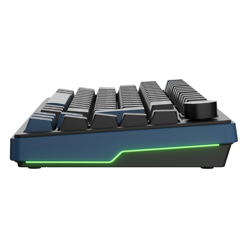 Load image into Gallery viewer, Ducky ok-m-75 rgb mechanisch toetsenbord (zwart, us lay-out (qwerty), ktt linear, 75%, rgb, hot-swap, pbt, 2.4 ghz | bluetooth | usb-c)