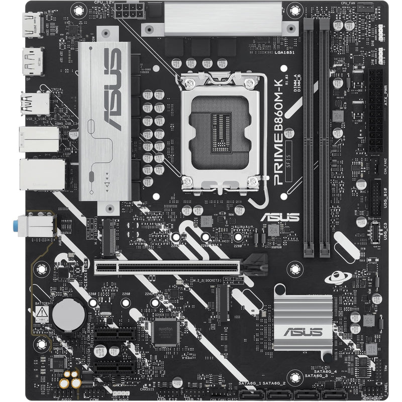 Load image into Gallery viewer, Asus prime b860m-k socket 1851 moederbord (2.5 gb-lan, sound, µatx)