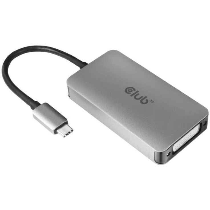 Load image into Gallery viewer, Club 3d usb 3.2 gen1 type-c naar dvi-d hdcp off version adapter (grijs zwart)
