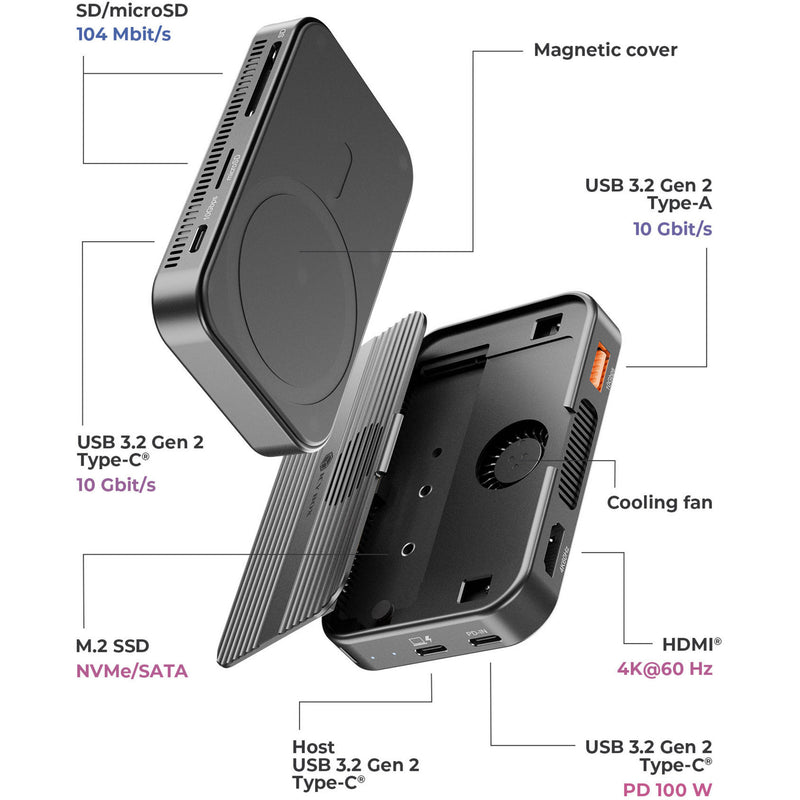 Load image into Gallery viewer, Icy box ib-dk4071m-cu31 dockingstation