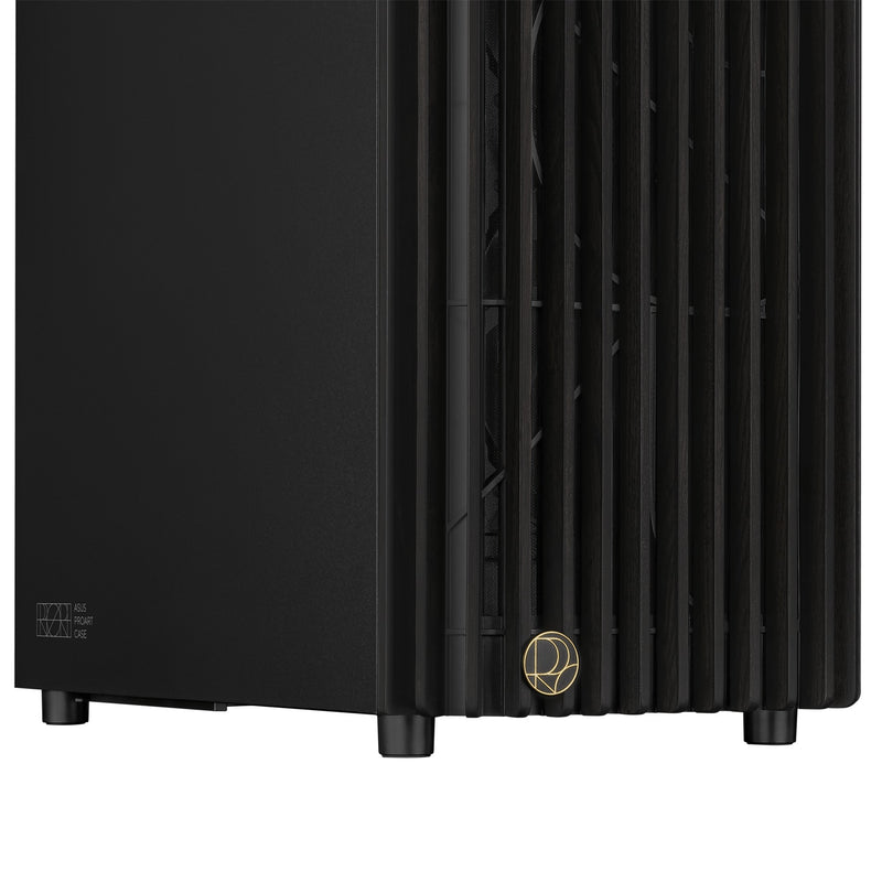 Load image into Gallery viewer, Asus proart pa401 wood edition - metal panel midi tower behuizing (zwart | 2x usb-a | 1x usb-c)