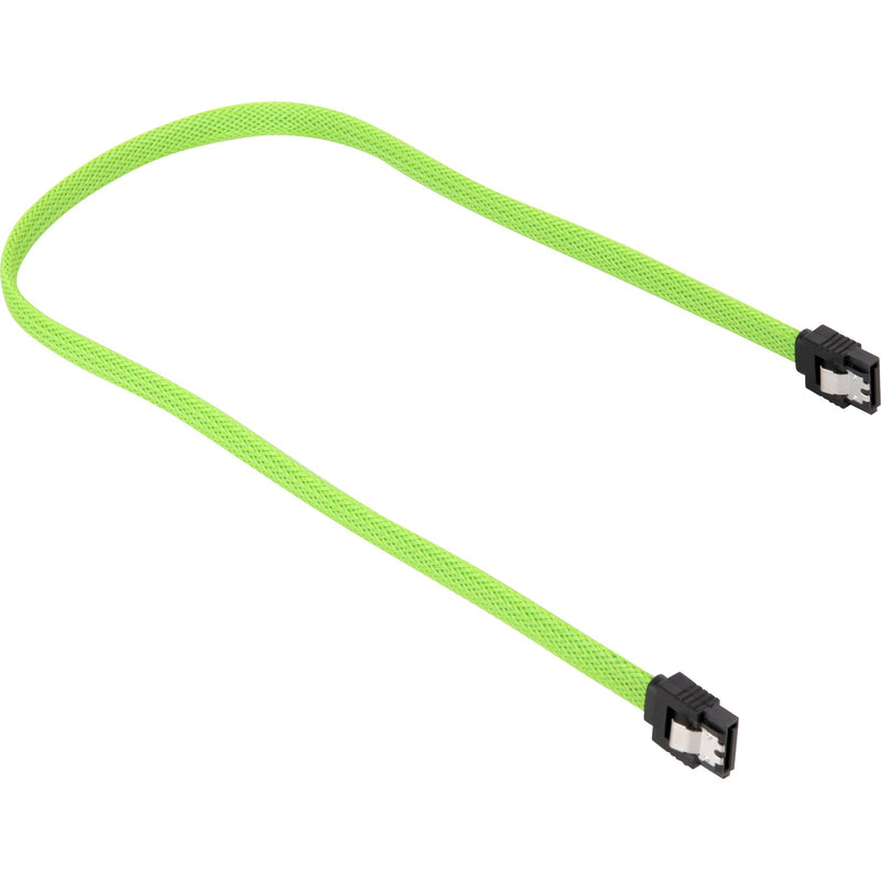 Load image into Gallery viewer, Sharkoon sata iii sleeve kabel (groen, 0,6 meter)