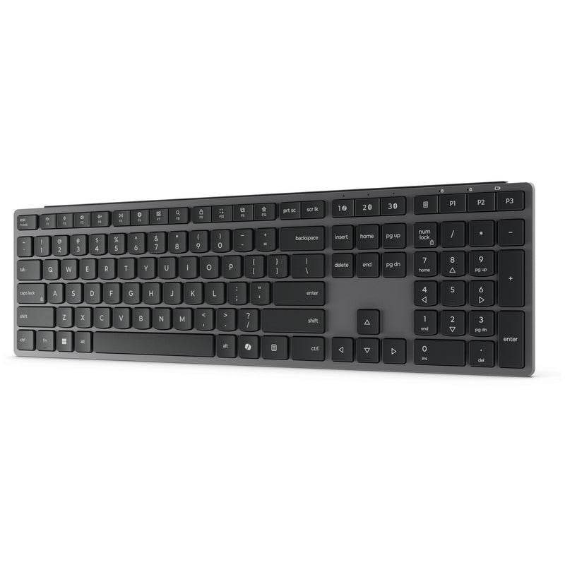 Afbeelding laden in galerijviewer, Lenovo 700 modern multi-device wireless keyboard-us euro103p desktopset (grijs, 100%, 2.4 ghz, bluetooth)