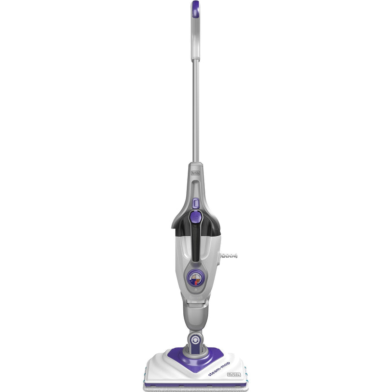 Afbeelding laden in galerijviewer, Black+decker bhsm1615dsm 1600w steam-mop met steamitt, deltavoet en 17 accessoires stoomreiniger (wit donkerpaars)