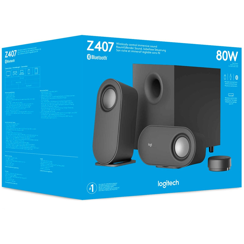 Load image into Gallery viewer, Logitech z407 bluetooth-computerspeakers luidspreker (zwart, bluetooth)