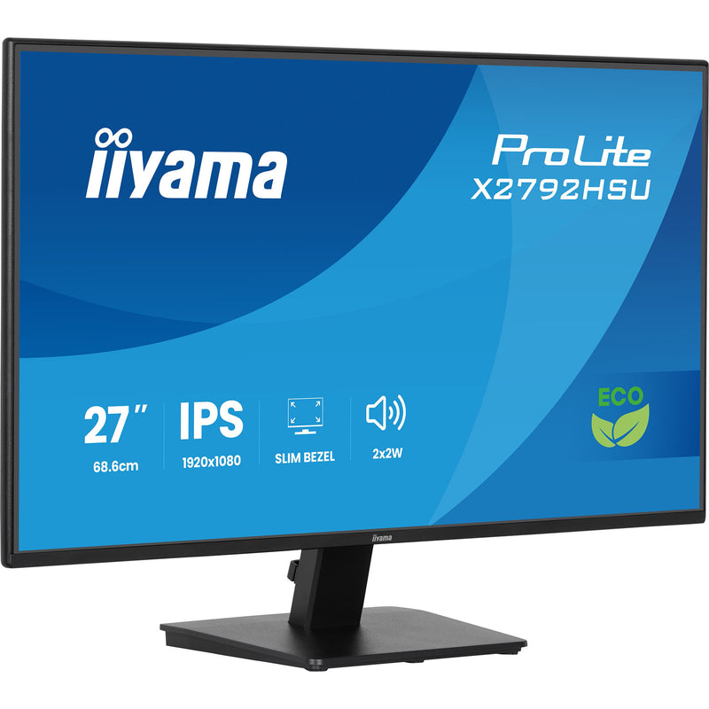 Load image into Gallery viewer, Iiyama prolite x2792hsu-b1 27 monitor (zwart (mat), hdmi, displayport, 2x usb-a, usb-b, 120 hz)