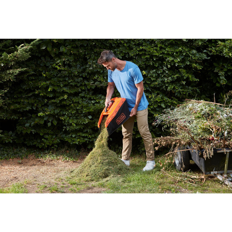 Afbeelding laden in galerijviewer, Black+decker bcmw3318l2-qw 2x 18v grasmaaier (oranje zwart, 2x 18v 2.5ah accu en oplader inbegrepen)