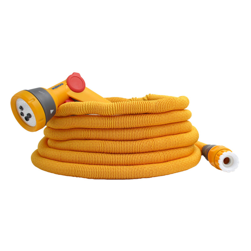 Load image into Gallery viewer, Hozelock wonderhoze 15 meter + multispraypistool slang (geel)
