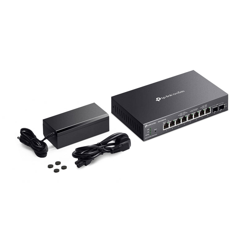Load image into Gallery viewer, Tp-link omada sg2210xmp-m2 8-poorts 2.5gbase-t smart switch (zwart, 8x poe+, 2x 10ge sfp+)