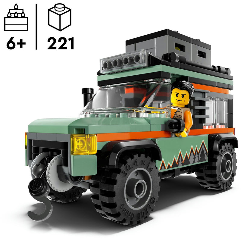 Load image into Gallery viewer, Lego city - 4x4 terreinwagen voor in de bergen constructiespeelgoed (60447)