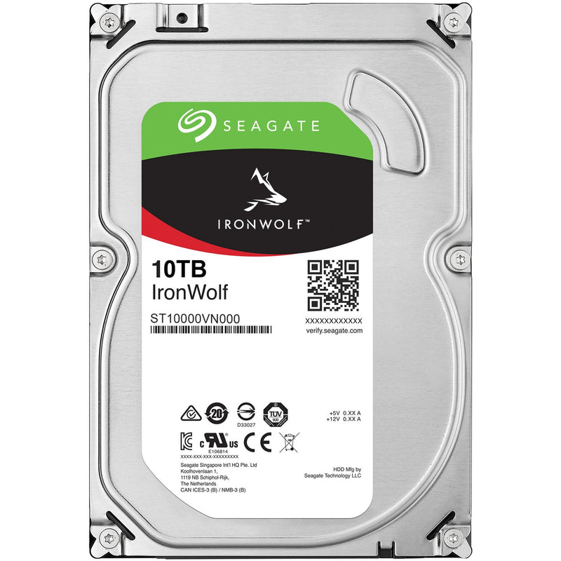 Load image into Gallery viewer, Seagate ironwolf, 10 tb harde schijf (st10000vn000, sata 600, 24 7)