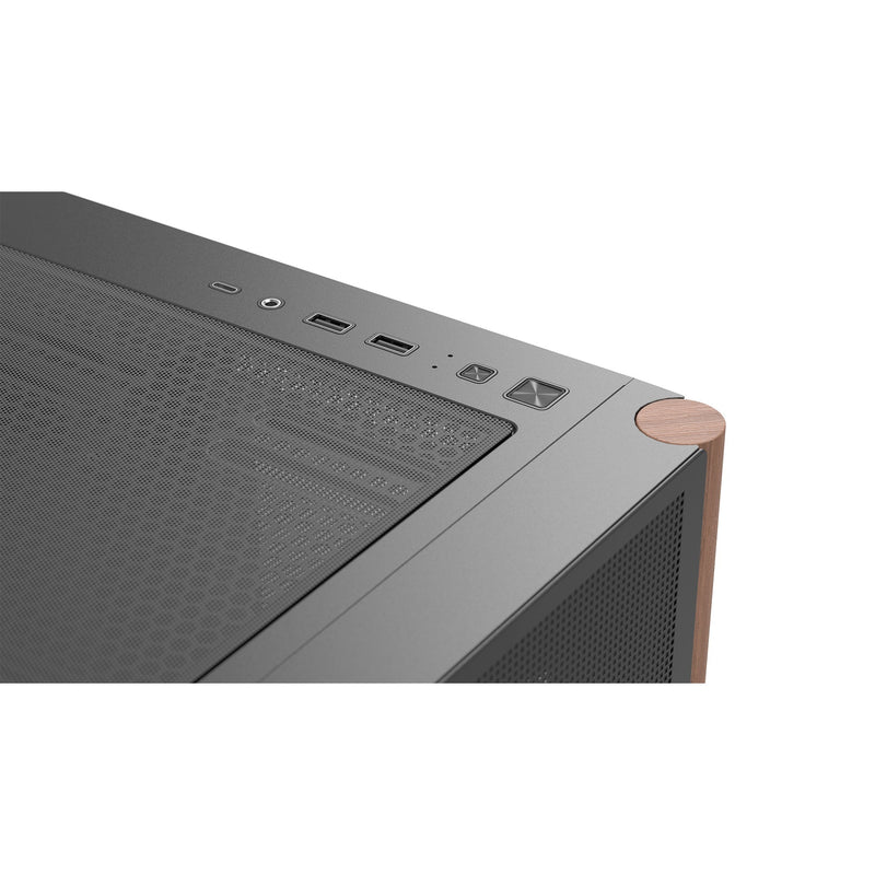Load image into Gallery viewer, Aerocool b301a mini tower behuizing (zwart | 1x usb-a | 1x usb-c | rgb)