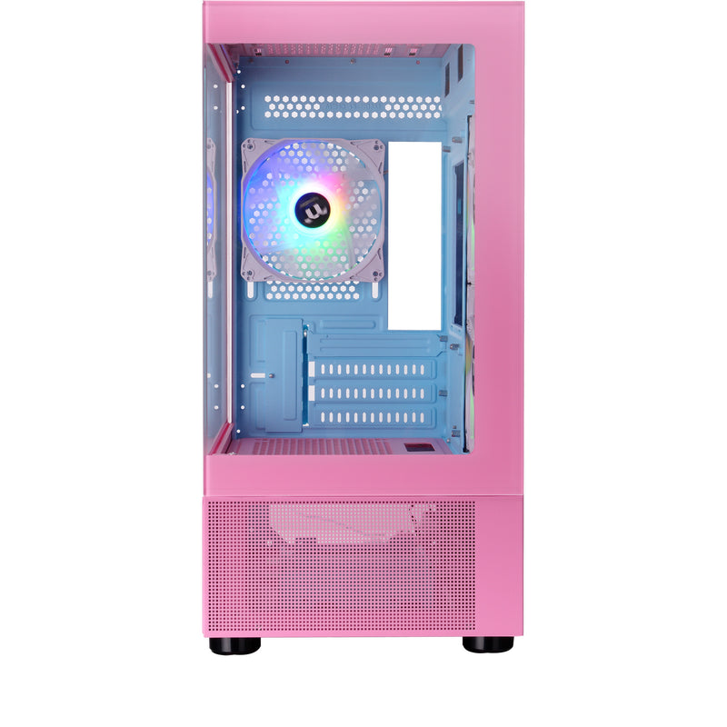Load image into Gallery viewer, Thermaltake view 170 tg argb mini tower behuizing (roze | 2x usb-a | rgb | tempered glass)