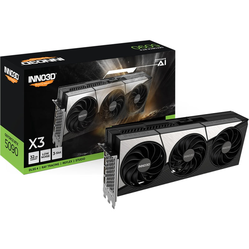 Load image into Gallery viewer, Inno3d geforce rtx 5090 x3 grafische kaart (dlss 4, 3x displayport, 1x hdmi 2.1)