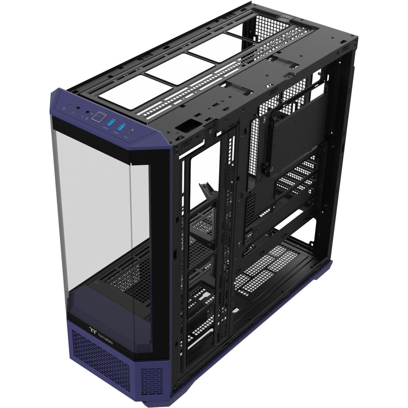 Load image into Gallery viewer, Thermaltake view 600 tg future dusk big tower behuizing (paars zwart | 2x usb-a | 1x usb-c | tempered glass)