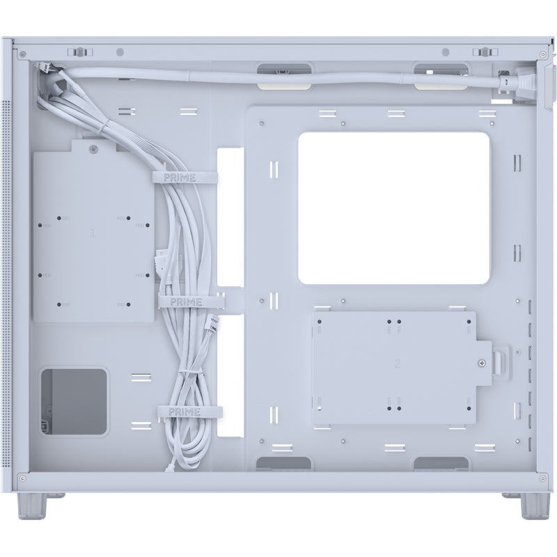 Load image into Gallery viewer, Asus prime ap303 - tempered glass panel midi tower behuizing (wit | 2x usb-a | 1x usb-c | tempered glass)