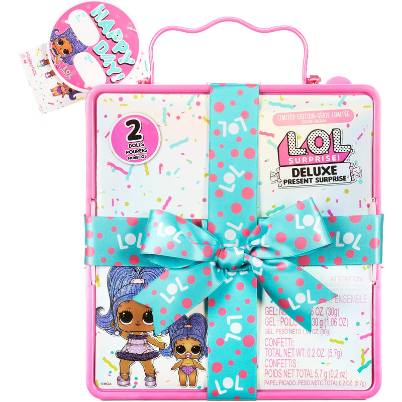 Load image into Gallery viewer, Mga entertainment l.o.l. surprise! deluxe present surprise serie 2 pyjamafeestje pop