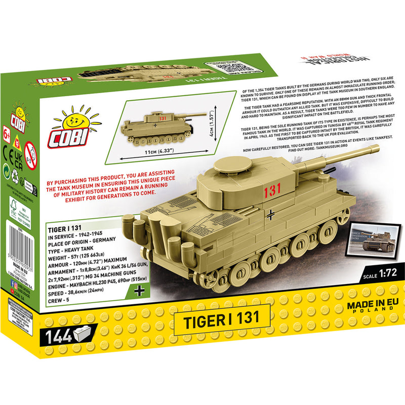 Afbeelding laden in galerijviewer, Cobi tiger i 131 constructiespeelgoed (schaal 1:72)