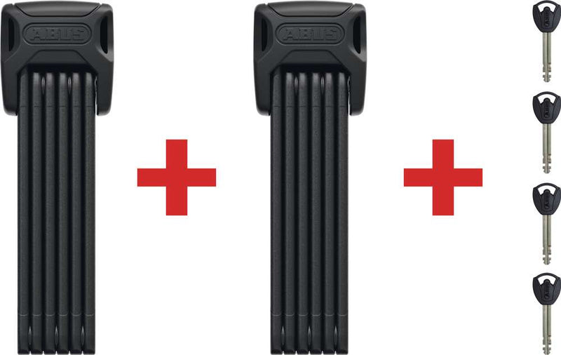 Load image into Gallery viewer, Abus Vouwslot Bordo Big 6000 90 zwart - 120 cm - Fietsbeveiliging