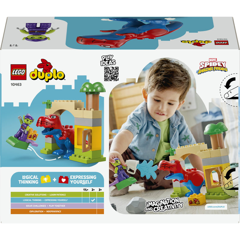 Afbeelding laden in galerijviewer, Lego duplo 10463 dinosaurus spidey-rex vs. green goblin