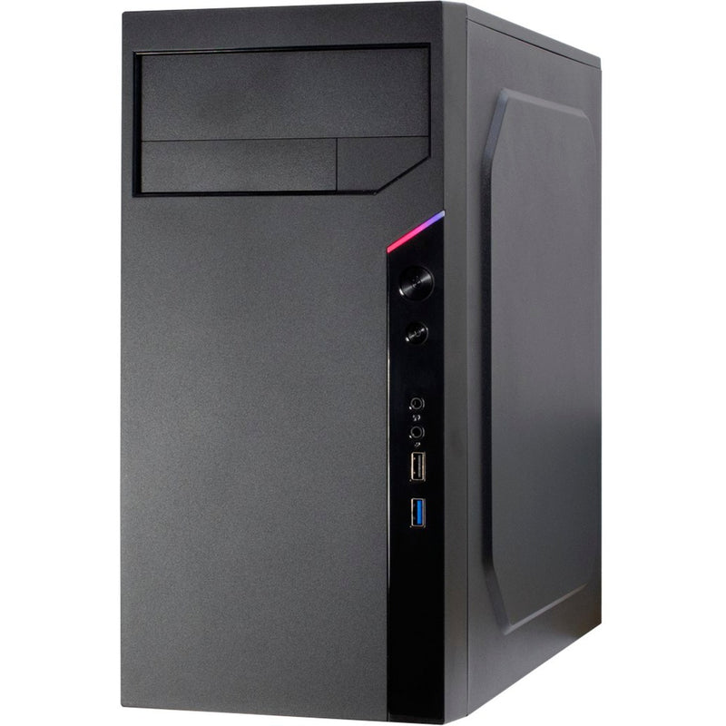 Load image into Gallery viewer, Inter-tech it-6505 reto mini tower behuizing (zwart | 2x usb-a)