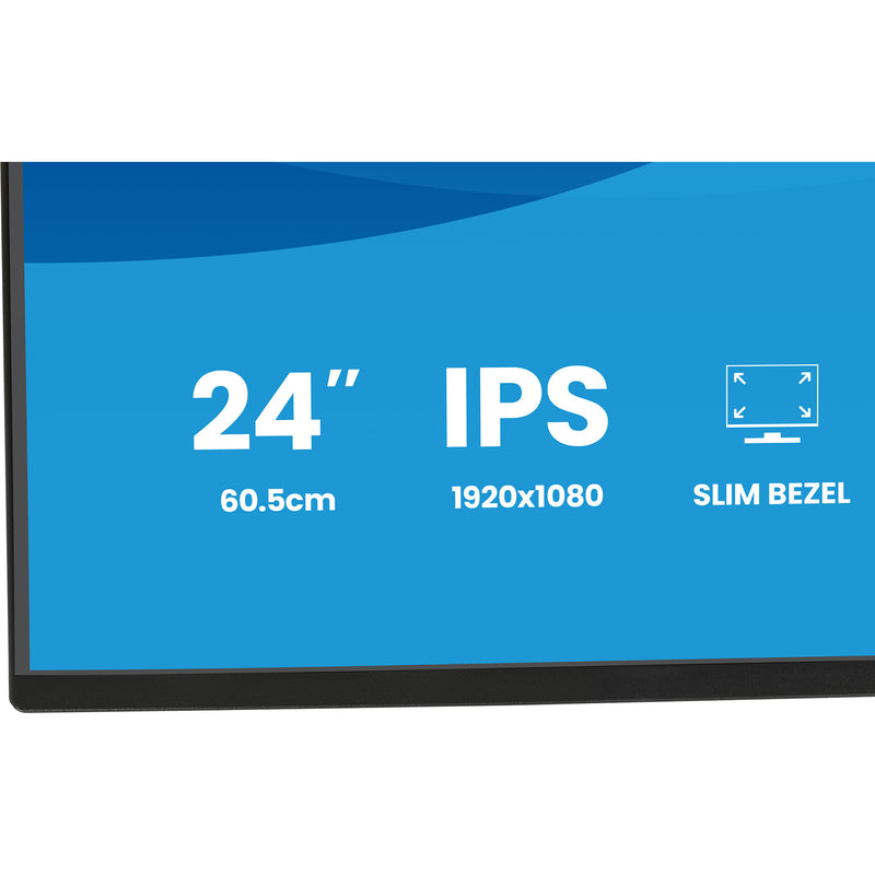Load image into Gallery viewer, Iiyama prolite x2492hsu-b1 24 monitor (zwart (mat), hdmi, displayport, 2x usb-a)