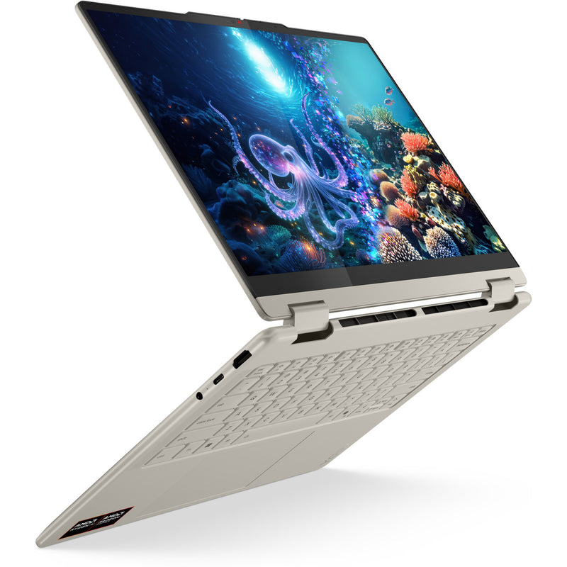 Afbeelding laden in galerijviewer, Lenovo yoga 7 2-in-1 14akp10 (83jr00atmh) 14 copilot+ laptop (aluminium | ryzen ai 7 350 | radeon 860m graphics | 16 gb | 512 gb ssd | touch)