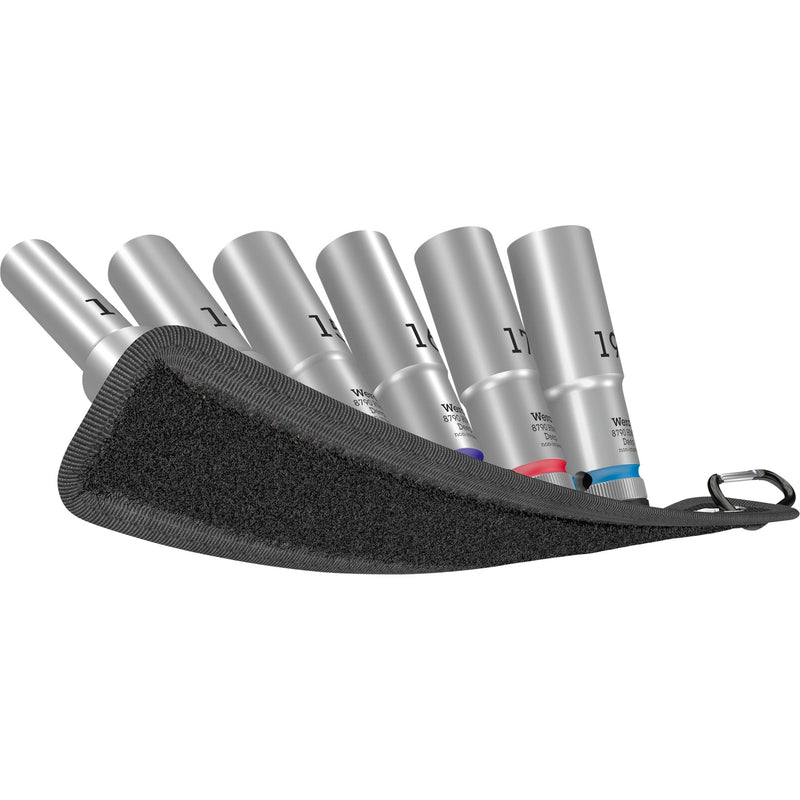 Load image into Gallery viewer, Wera belt c deep 1 doppenset, 1 2 dopsleutel (zwart, 6-delig)