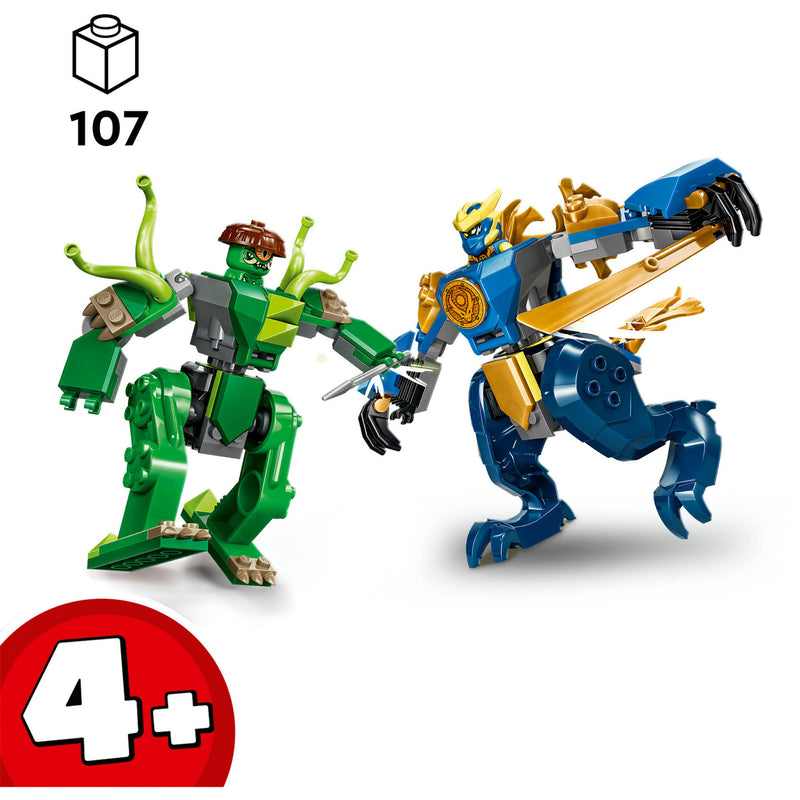 Afbeelding laden in galerijviewer, Lego ® ninjago® - jay's drakenmechastrijd - speelgoedmecha - speelset met 2 minifiguren - 71853